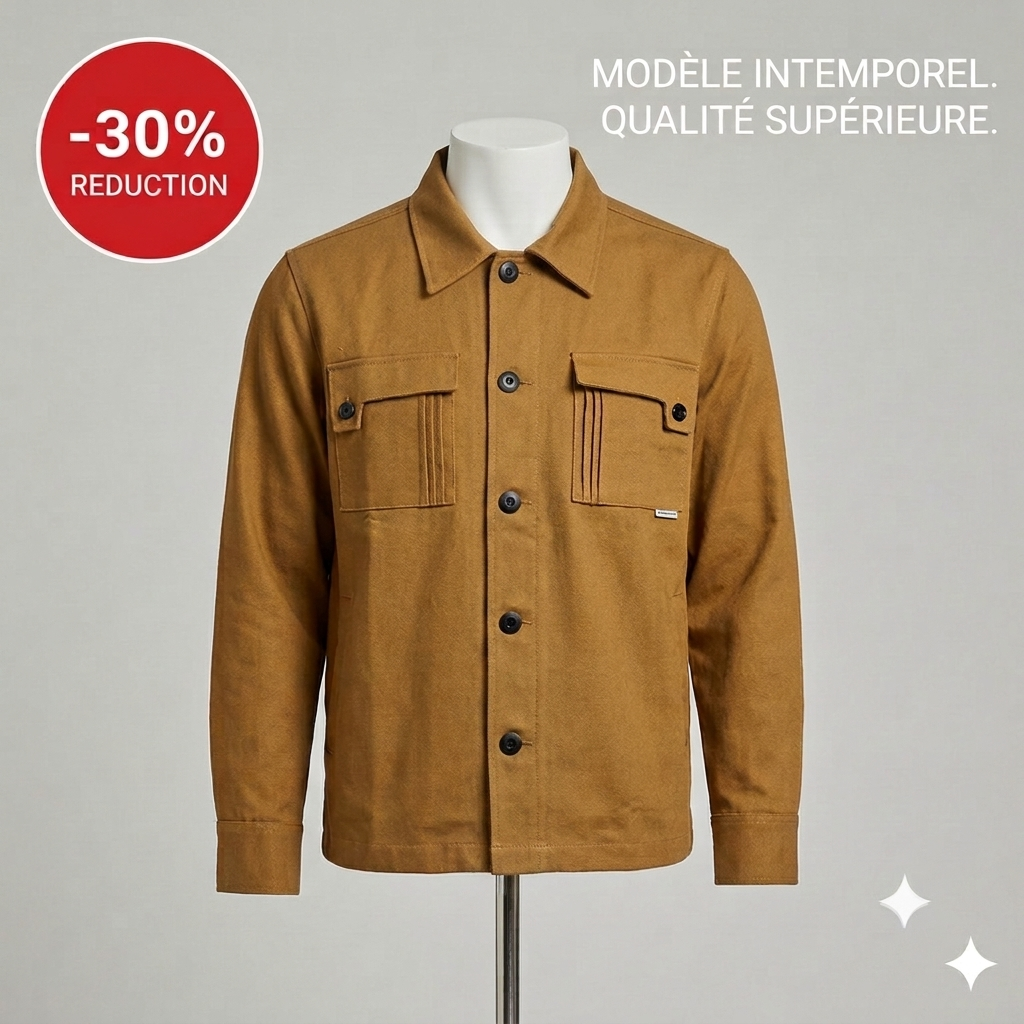 Lookman Classic – Surchemise Premium Camel | -30%