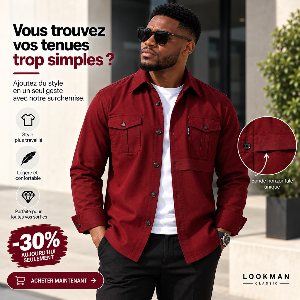 👔 Surchemise LOOKMAN CLASSIC -30% DÈS aujourd’hui