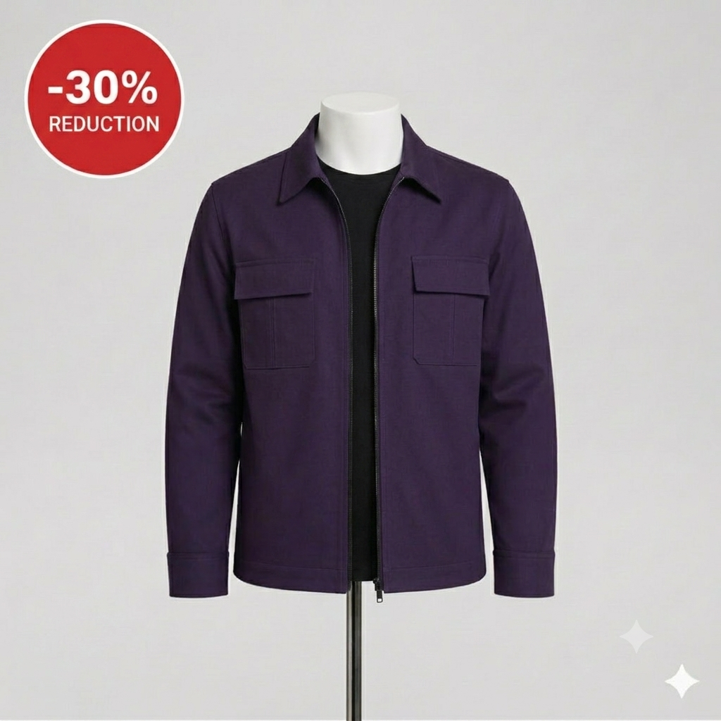 SURCHEMISE PREMIUM VIOLETTE – -30% DE RÉDUCTION