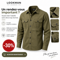 🟢 Surchemise Vert Treillis – Lookman Classic | -30% 🔥