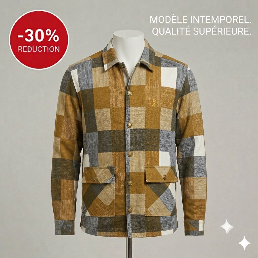 🟤 Lookman Classic | Surchemise en Lin Premium | -30% 🔥