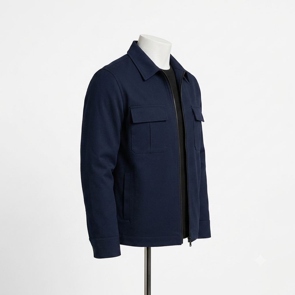 SURCHEMISE BLEU NUIT – ÉLÉGANCE & CONFORT À -30 %