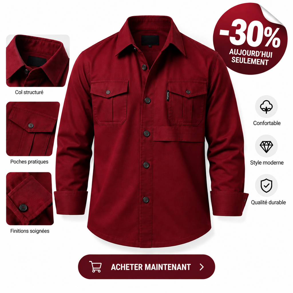 👔 Surchemise LOOKMAN CLASSIC -30% DÈS aujourd’hui